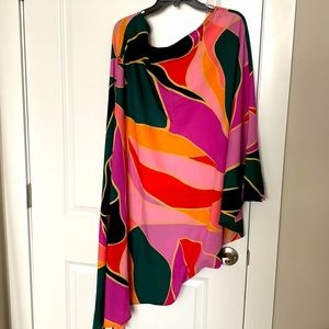 NWT Single Shoulder Kaftan Dress